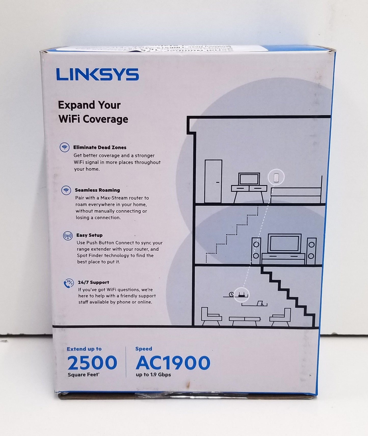 Linksys AC1900 WIFI Exterder