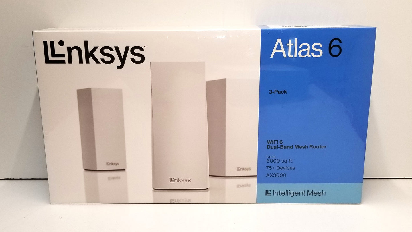 Linksys VELOP Atlas 6 Wi-Fi System, Set Of 3 Routers