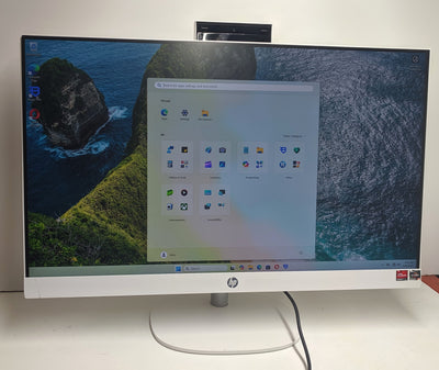 HP 27 All-in-One Desktop PC, R5-7520U, 8GB, 512GB