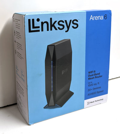 LINKSYS ARENA 6 E3750 AX1800 SPEED 1500 SQ. FT.