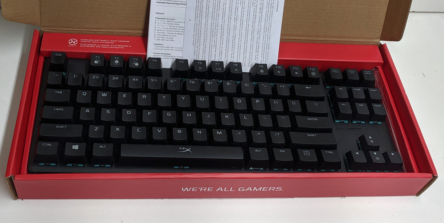 HyperX Alloy Origins Core Compact Tenkeyless Design