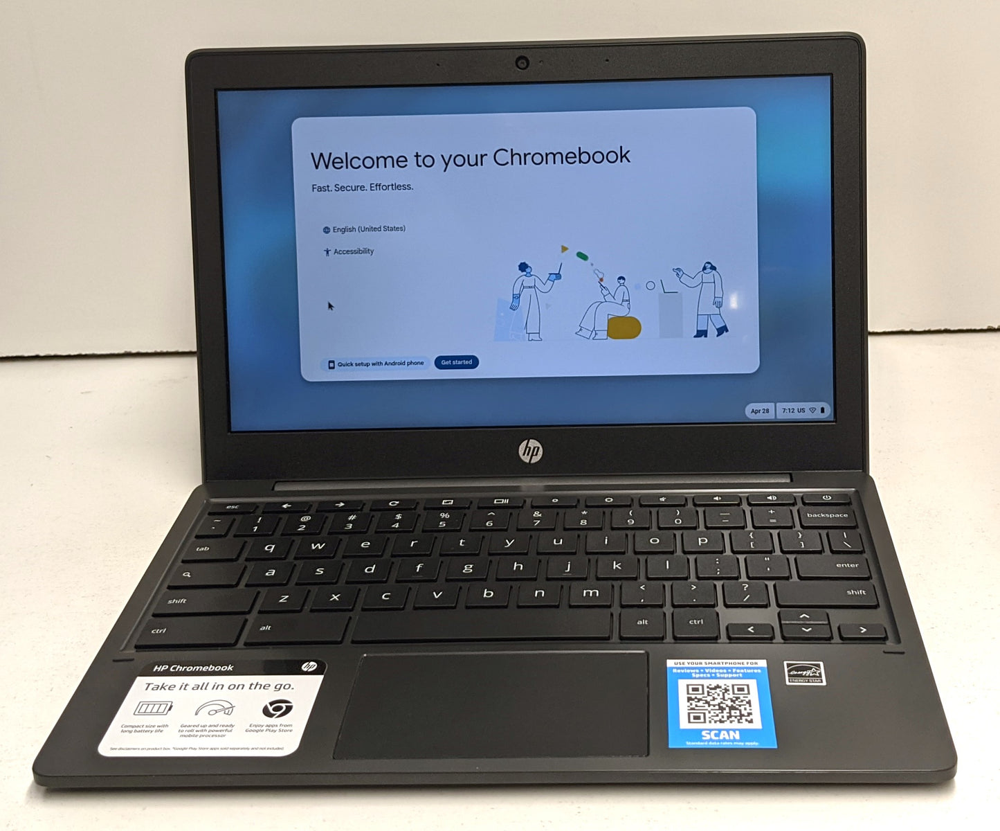 HP CHROMEBOOK 11A-NA0040NR LAPTOP 11.6in MT8183 4GB 32GB