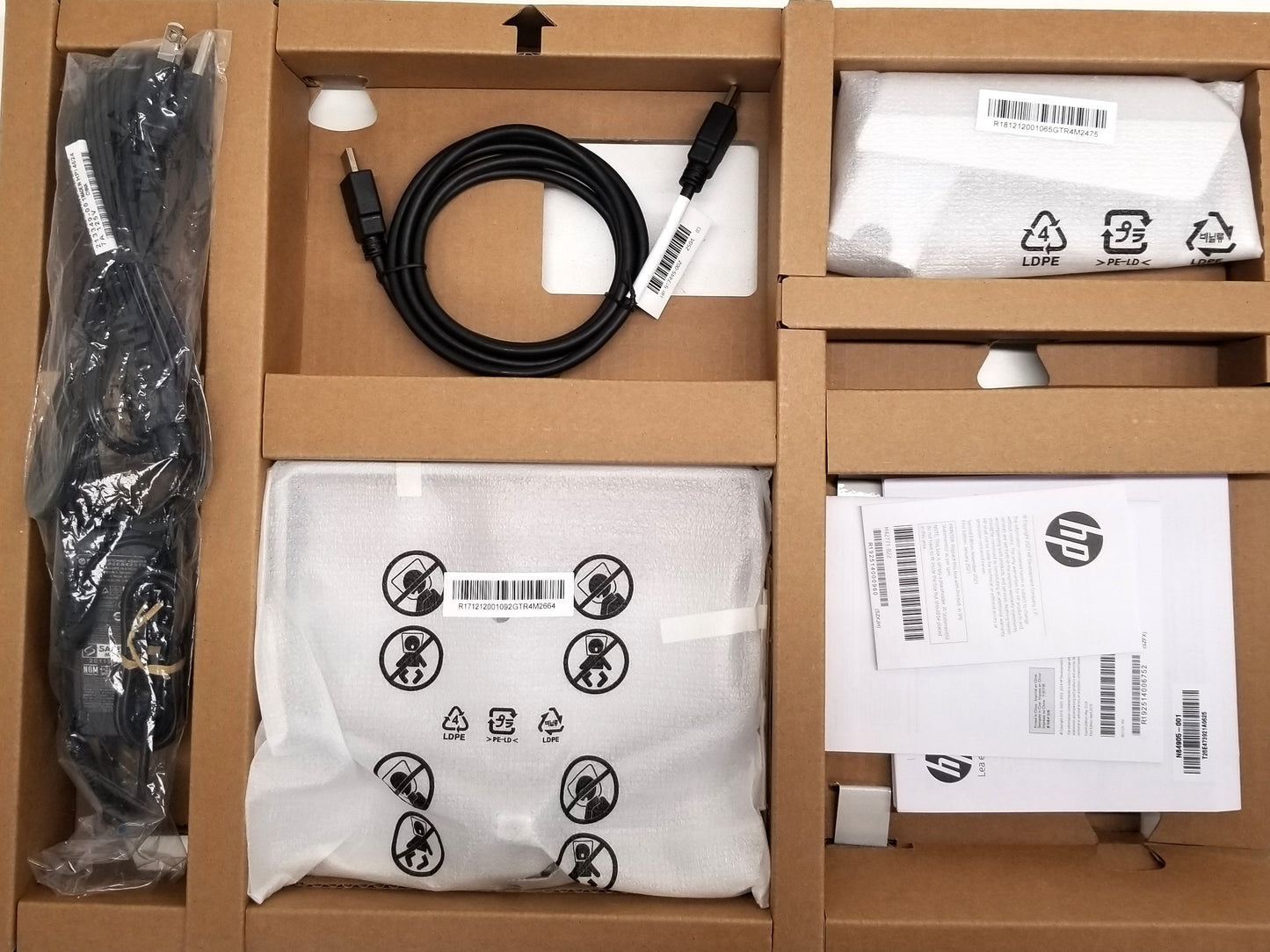 HP Series 5 23.8 inch FHD White Monitor - 524sw