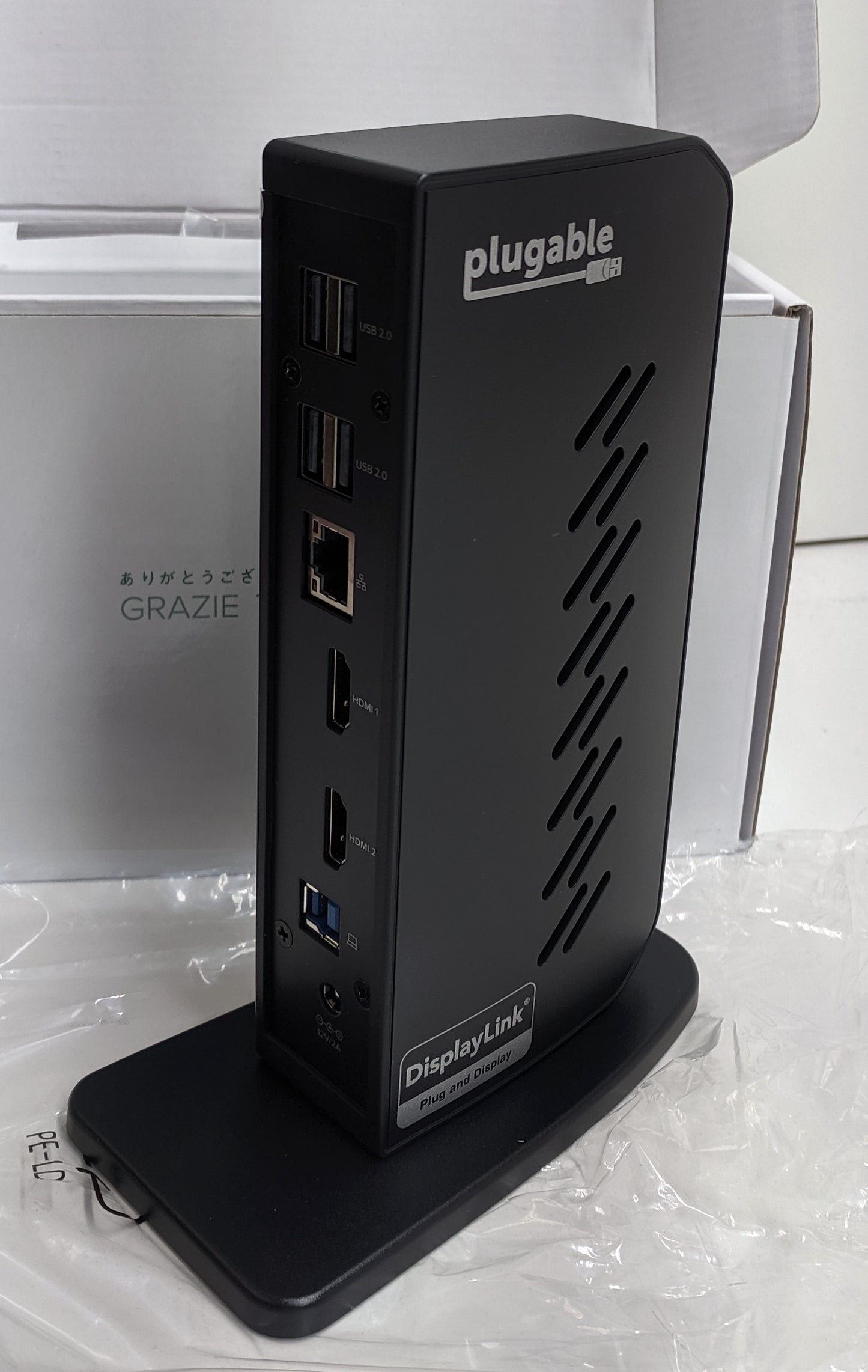 Plugable Dual 1080p HDMI Universal Docking Station for USB-C & USB 3.0 Laptop - 10 Ports