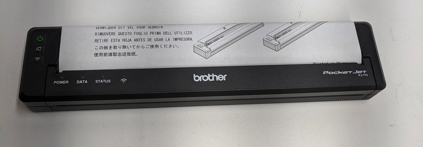 Brother PocketJet PJ773 Direct Thermal Printer-Monochrome
