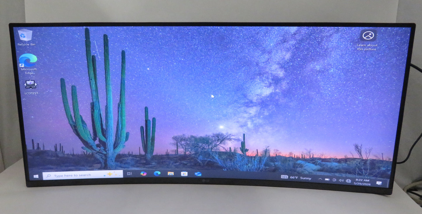 LG 34" Curved UltraWide WQHD Monitor HDR 10 100Hz with USB Type-C 34WR55QK