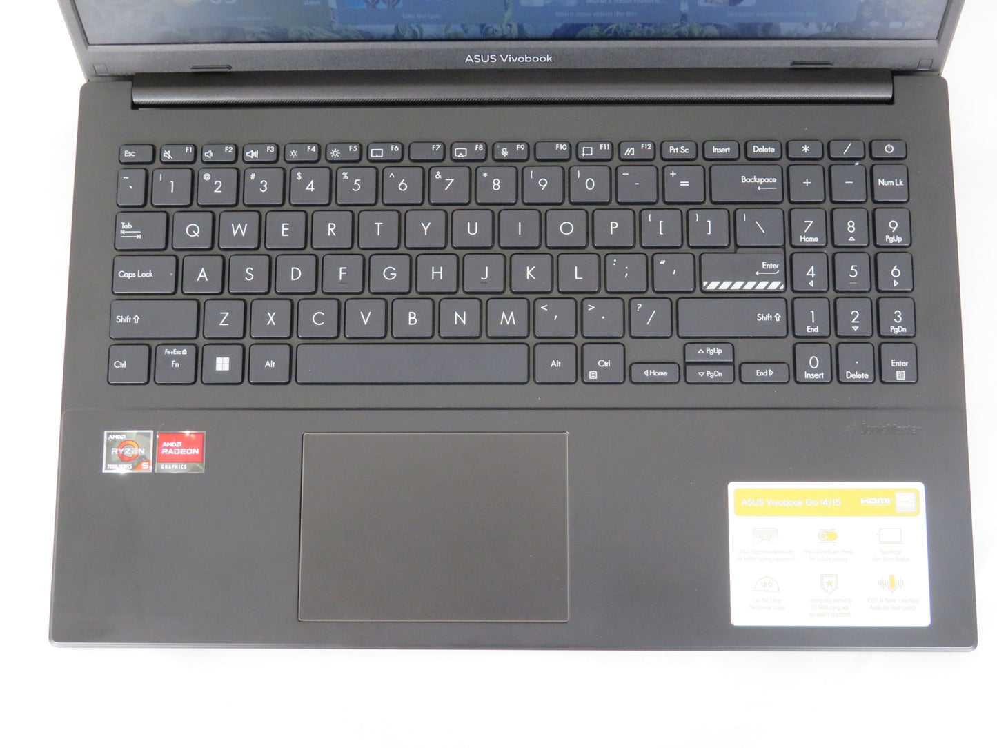 ASUS VivoBook GO 15 E1504F 15.6in Ryzen 5 7520U 2.8GHz 16GB RAM 512GB W11 Home