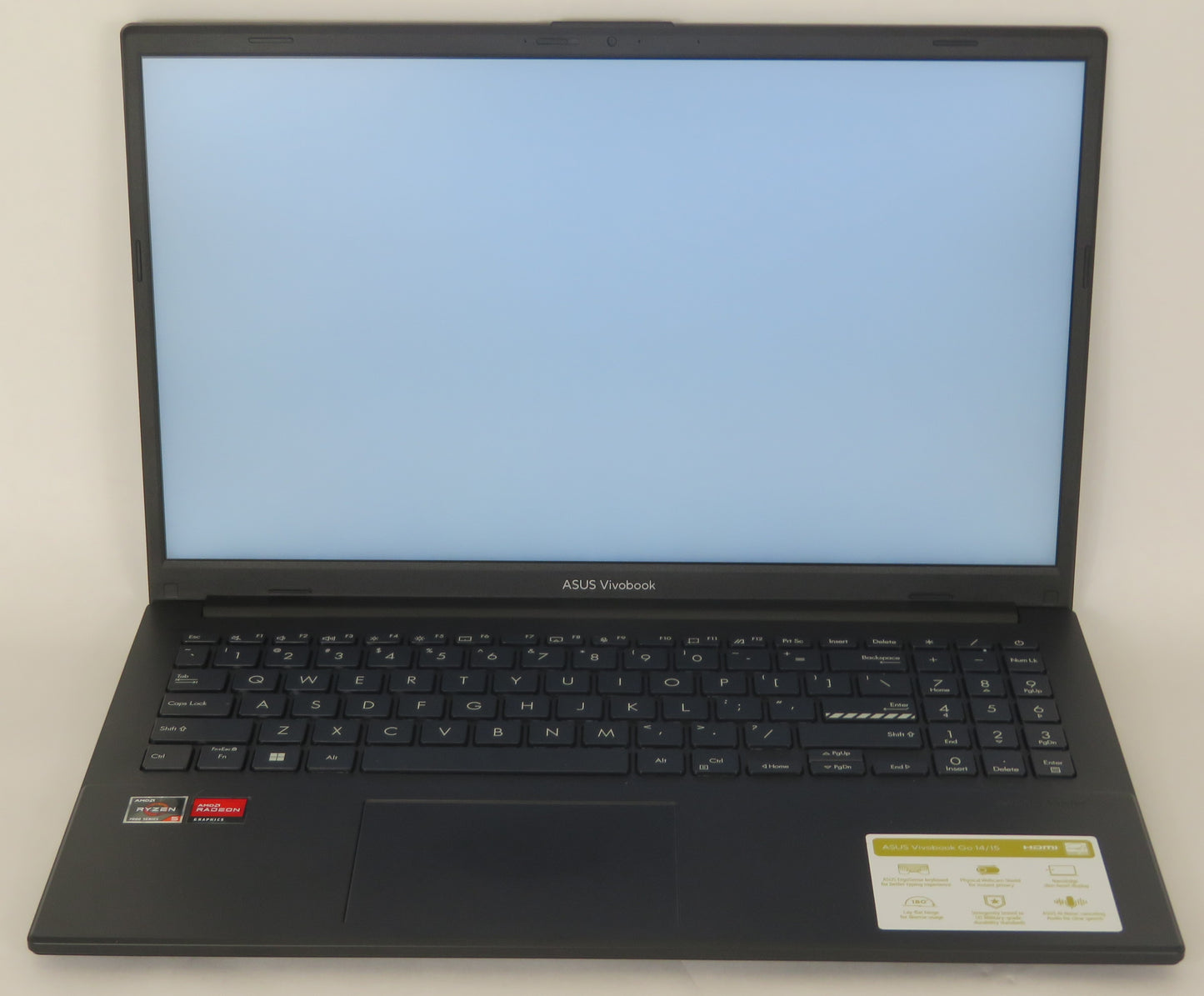ASUS VivoBook GO 15 E1504F 15.6in Ryzen 5 7520U 2.8GHz 16GB RAM 512GB W11 Home