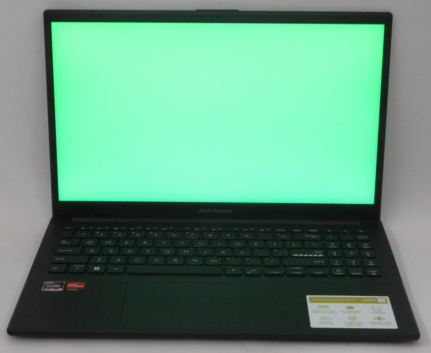 ASUS VivoBook GO 15 E1504F 15.6in Ryzen 5 7520U 2.8GHz 16GB RAM 512GB W11 Home