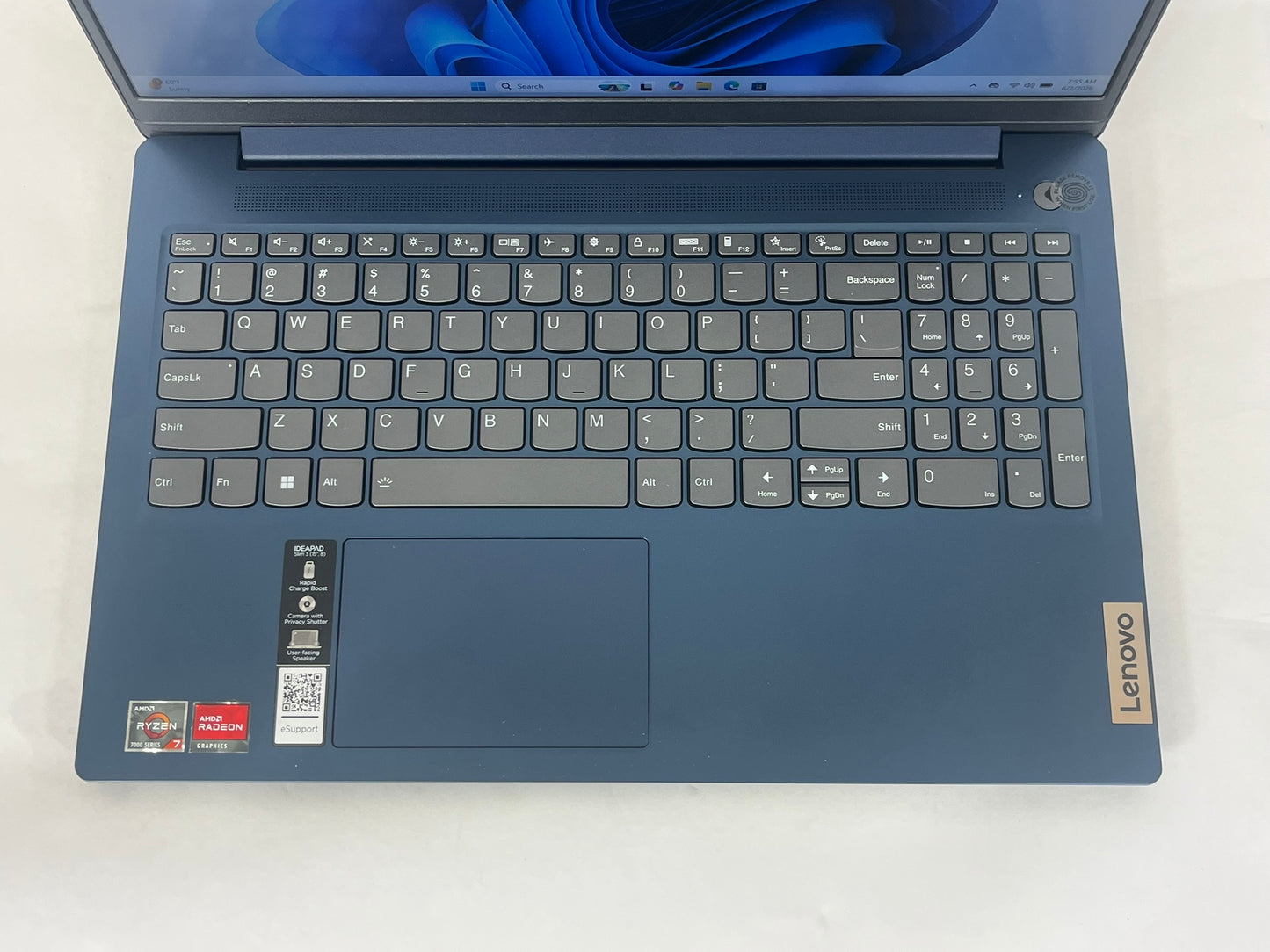 Ideapad Slim 3 15ABR8 15.6in FHD AMD Ryzen 7 7730U 2GHz 16GB RAM 512GB SSD