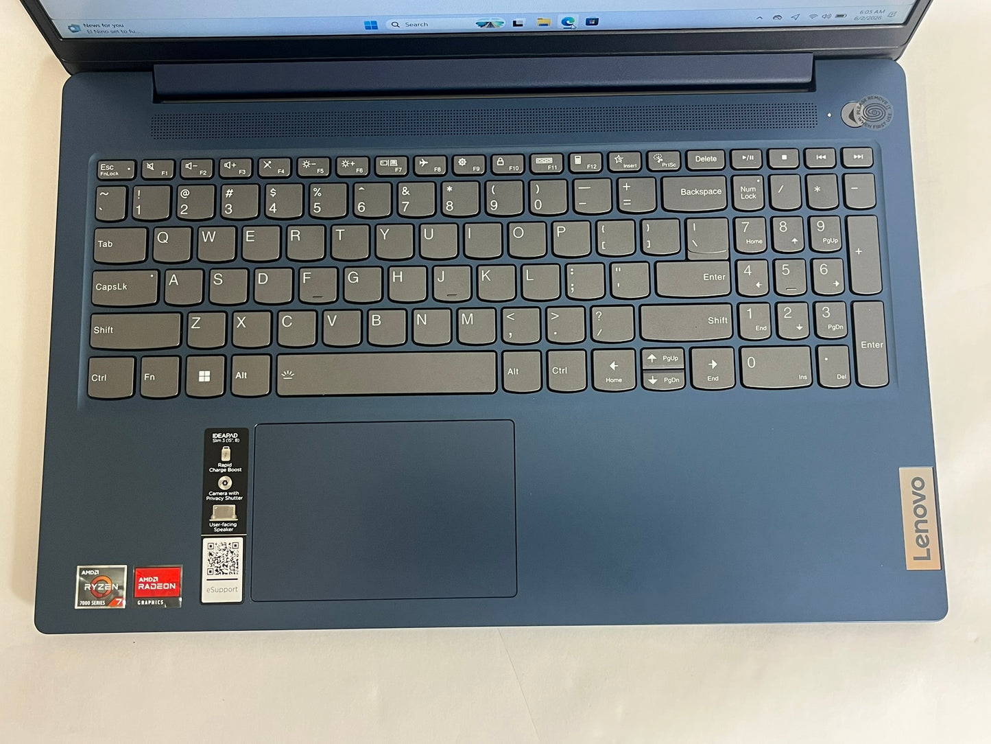 Ideapad Slim 3 15ABR8 15.6in FHD AMD Ryzen 7 7730U 2GHz 16GB RAM 512GB SSD