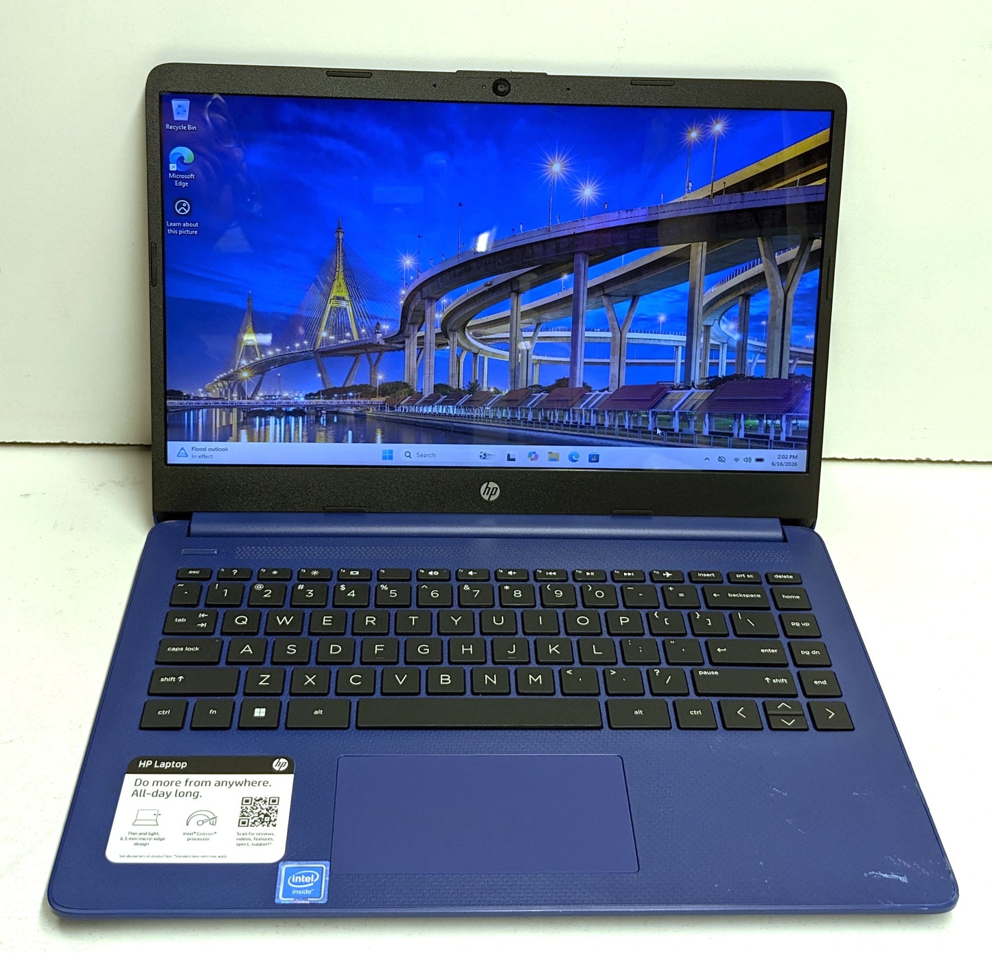 HP 14-DQ0010NR 14 IN CELERON N4120 4GB 64GB