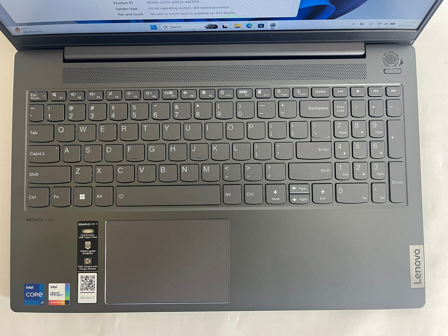 Lenovo IdeaPad 5 15IAL7 15.6IN i7-1255U 8GB 512GB SSD W11