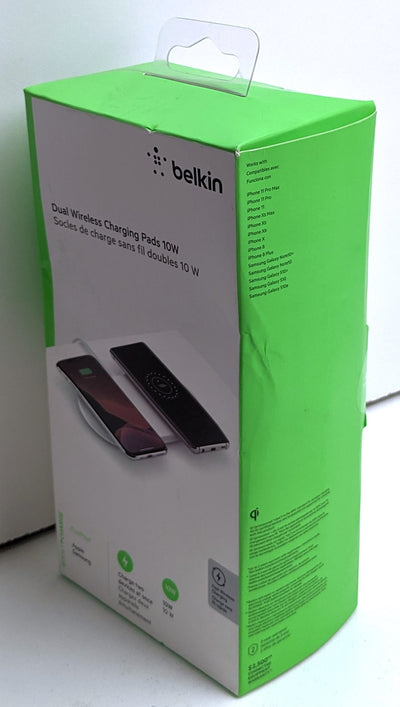 BELKIN WIRELESS CHARGING DUAL PADS 10W (APPLE/SAMSUNG)