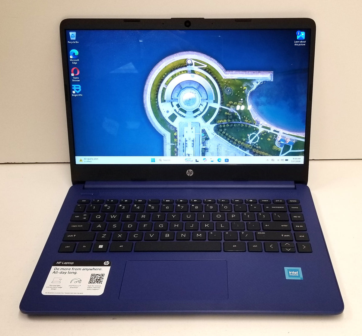 HP 14-DQ0010NR 14 IN CELERON N4120 4GB 64GB
