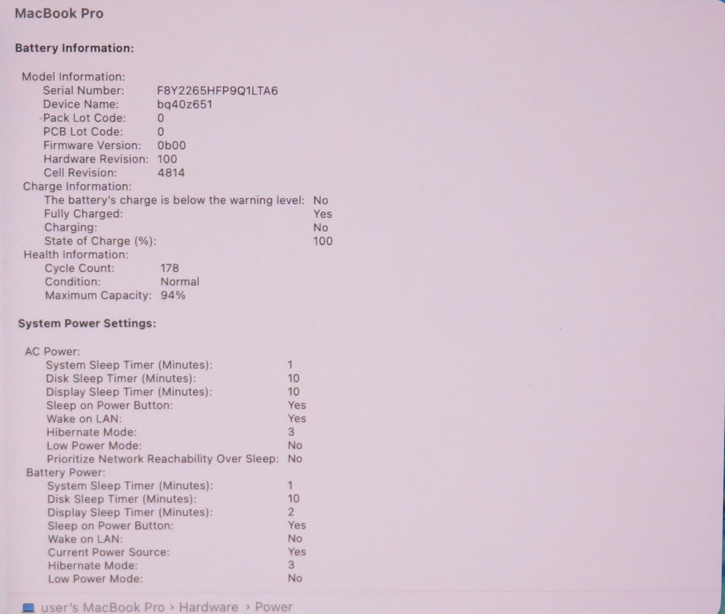 Apple Macbook Pro 2021 14in Retina XDR M1 Pro 16GB RAM 512GB SSD Tahoe A2442