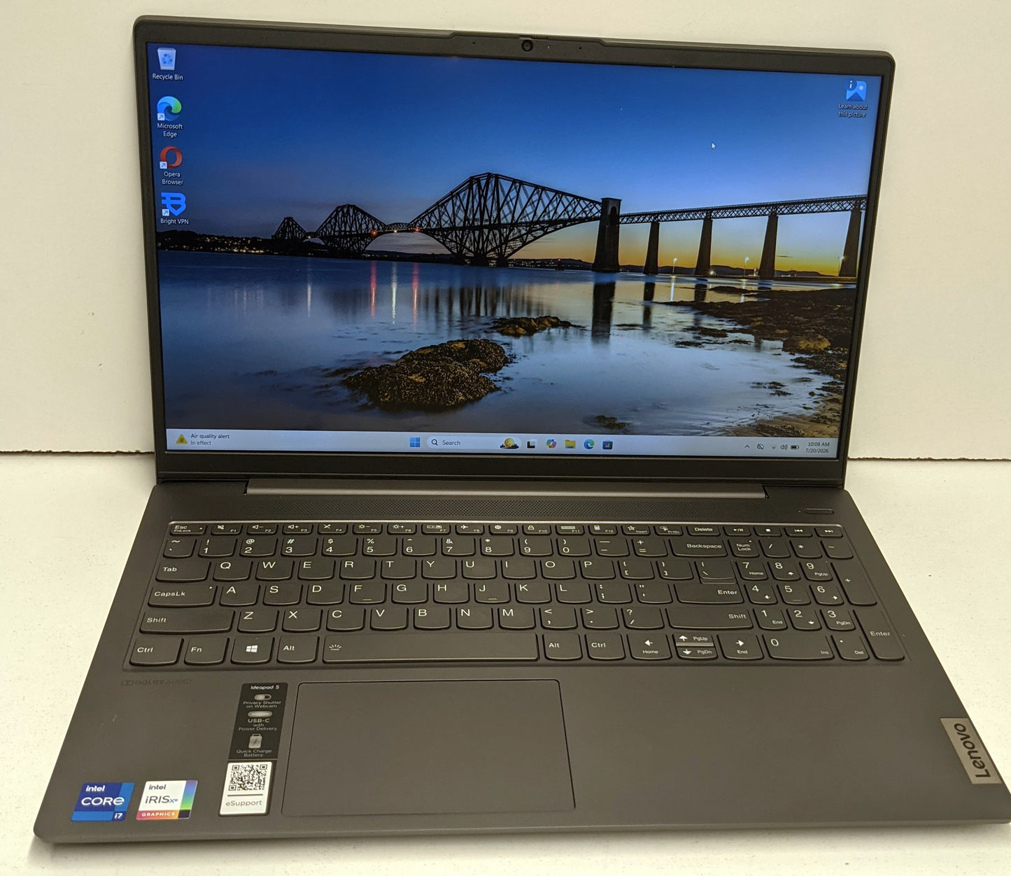 LENOVO IDEAPAD 5 15ITL05 LAPTOP 15.6in i7=1165G7 8GB 256GB