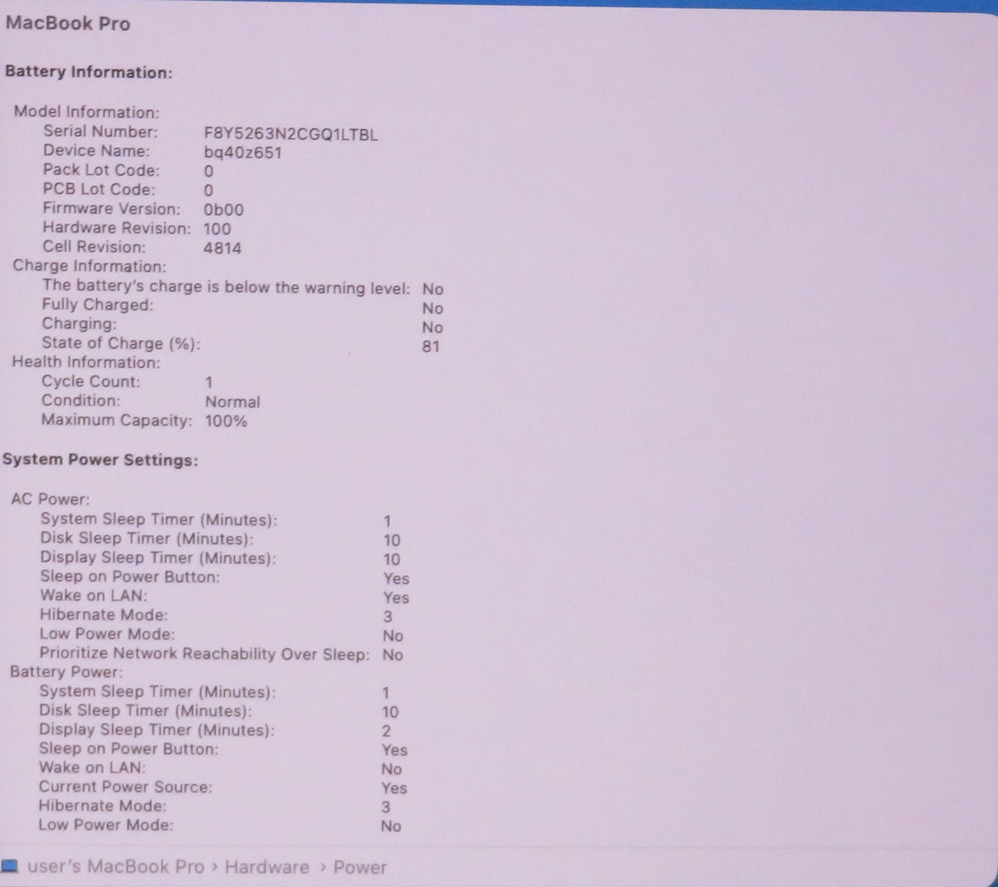 Apple Macbook Pro 2021 14in Retina XDR M1 Pro 16GB RAM 512GB SSD Tahoe A2442