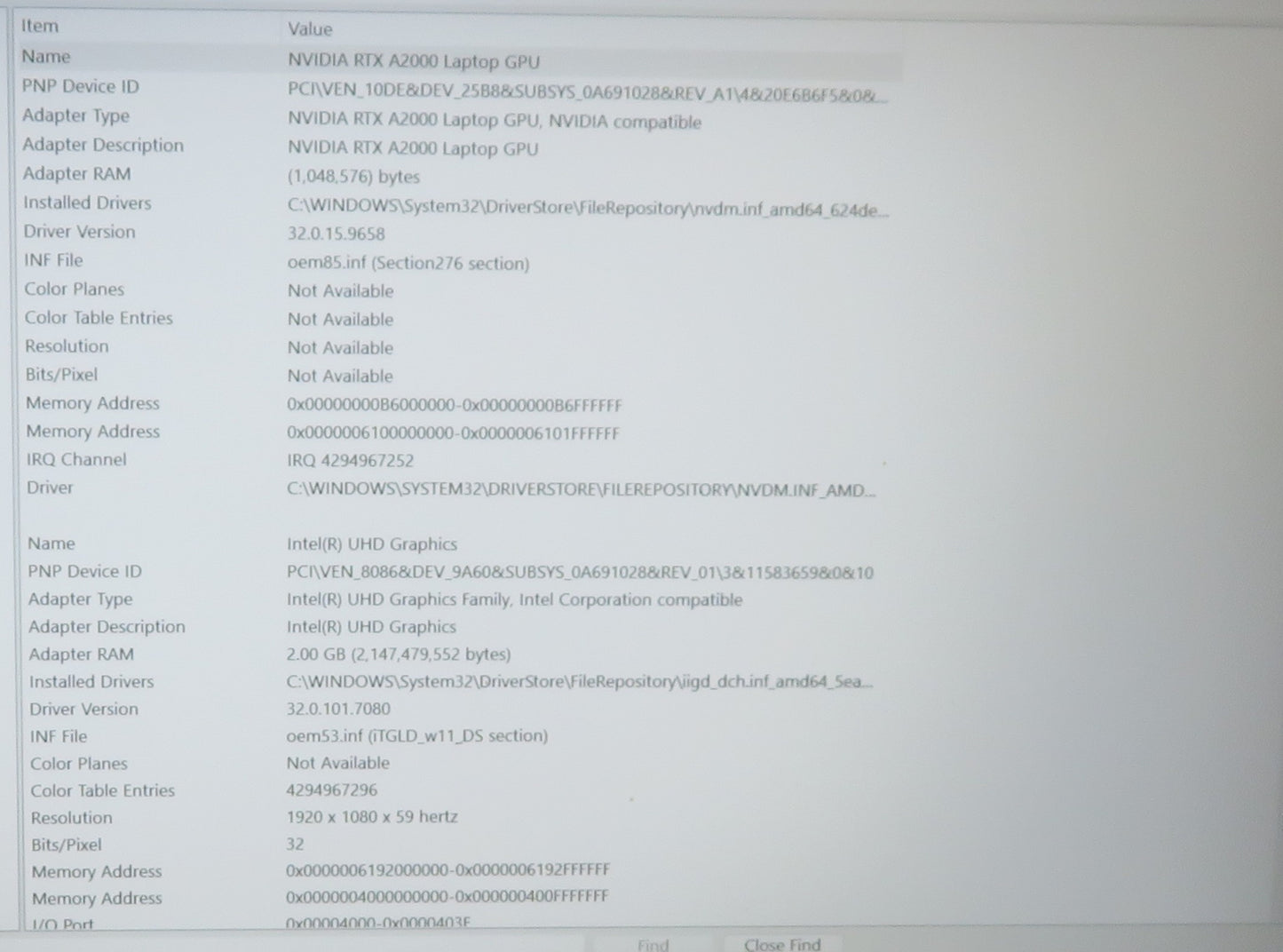 Dell Precision 7560 15in i5 11500H 2.9GHz 16GB RAM 256GB Win 11 Pro RTX A2000