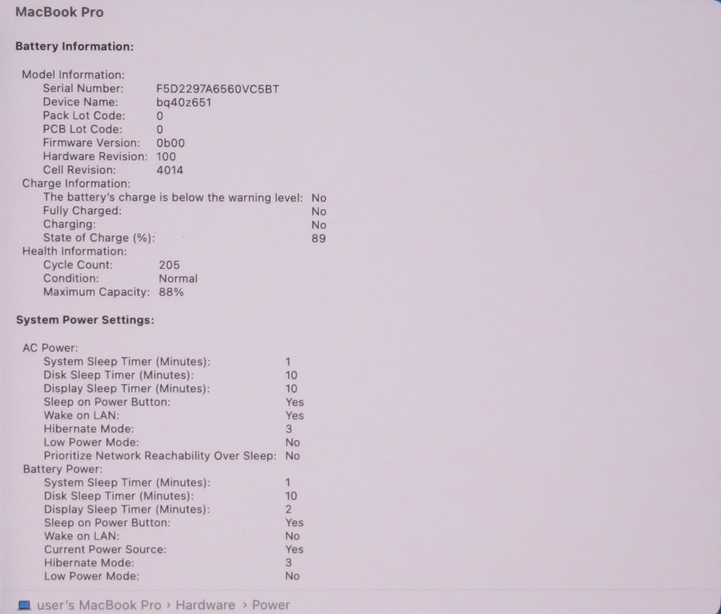 Apple Macbook Pro 2021 16in Retina XDR M1 Pro 16GB RAM 512GB macOS A2485