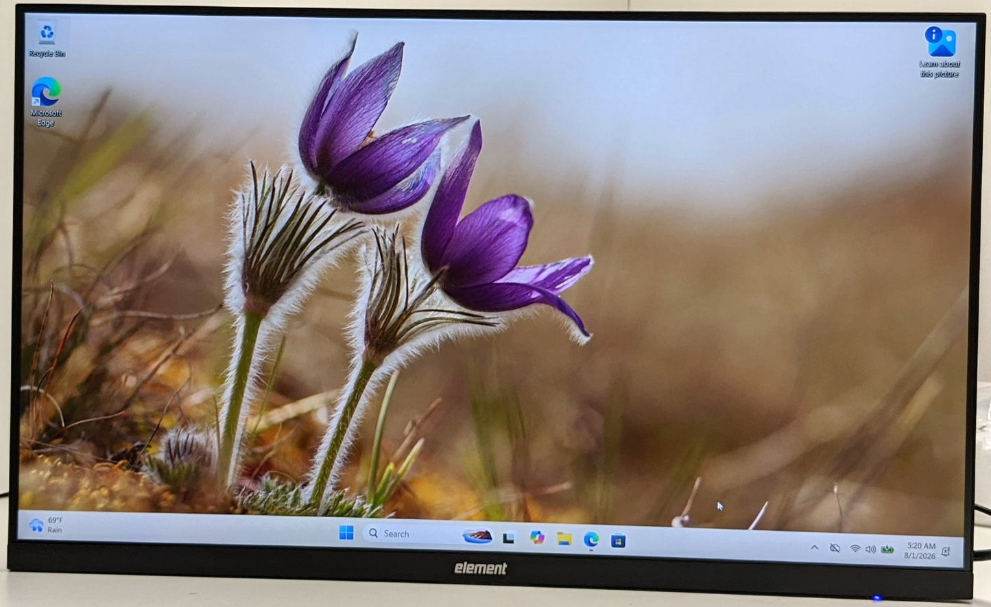 ELEMENT EM2FPAB24B 24IN FHD MONITOR