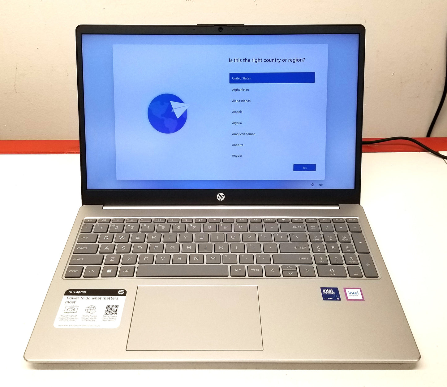 HP 15-FD1065OD 15.6in Laptop, Intel Core Ultra 5 125H, 8GB, 512 GB SSD