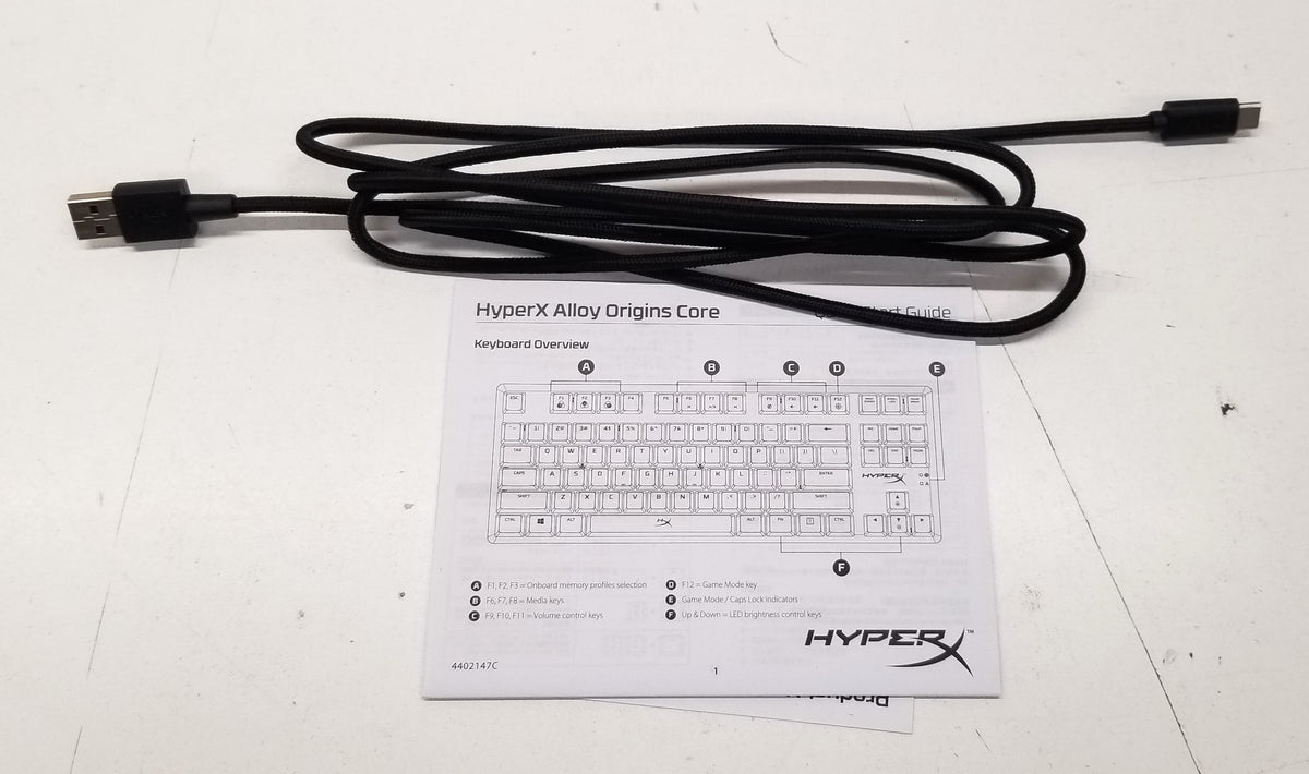 HP HyperX Alloy Origins Core Mechanical Gaming