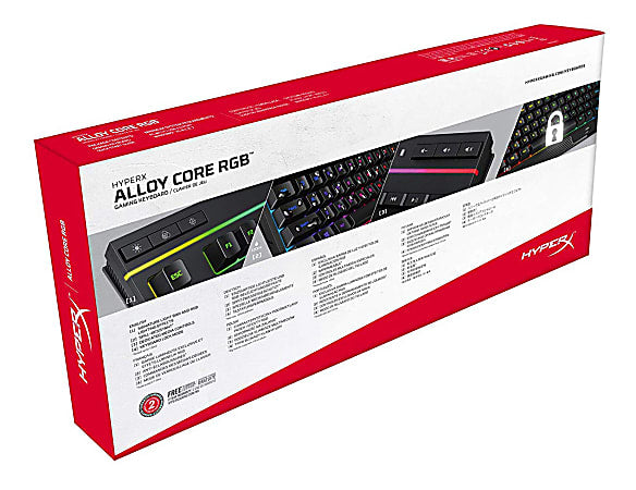 HyperX Alloy Core RGB Membrane Gaming Keyboard