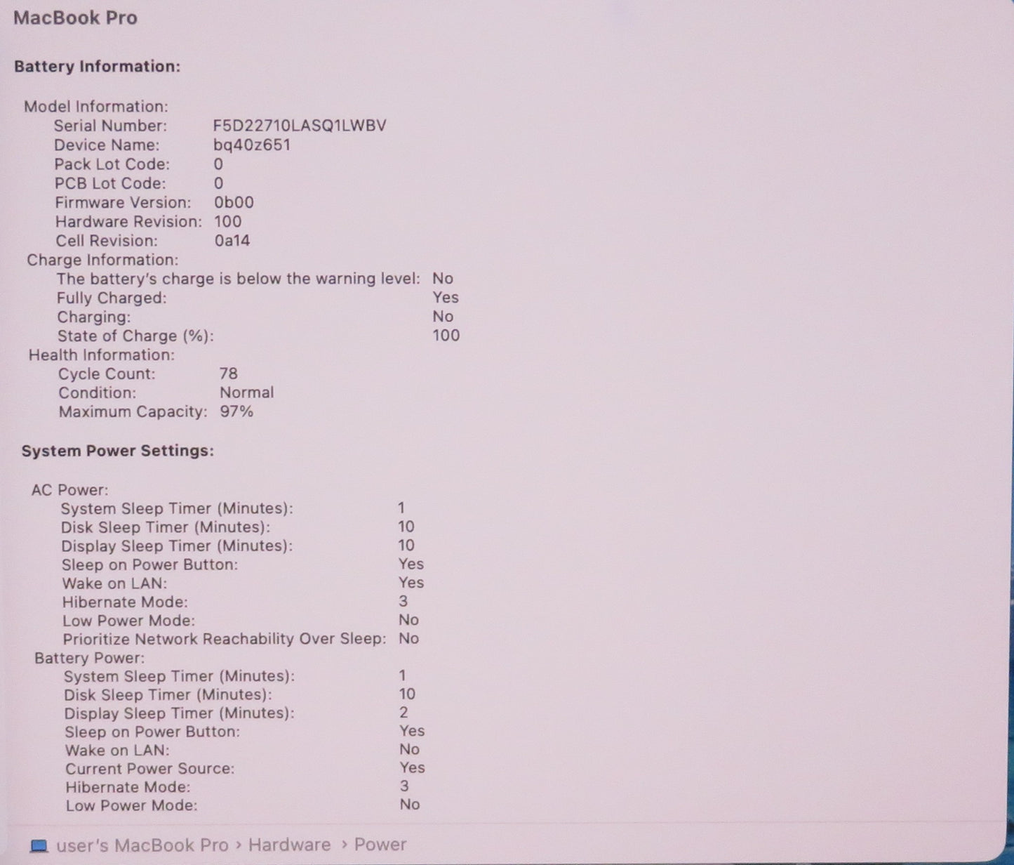 Apple Macbook Pro 2021 16in Retina XDR M1 Pro 16GB RAM 512GB macOS A2485