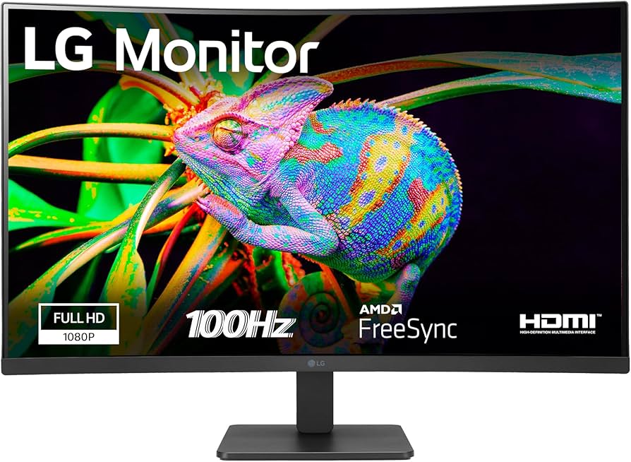 LG 32MR50C-B 32 In Class Full HD Curved Screen