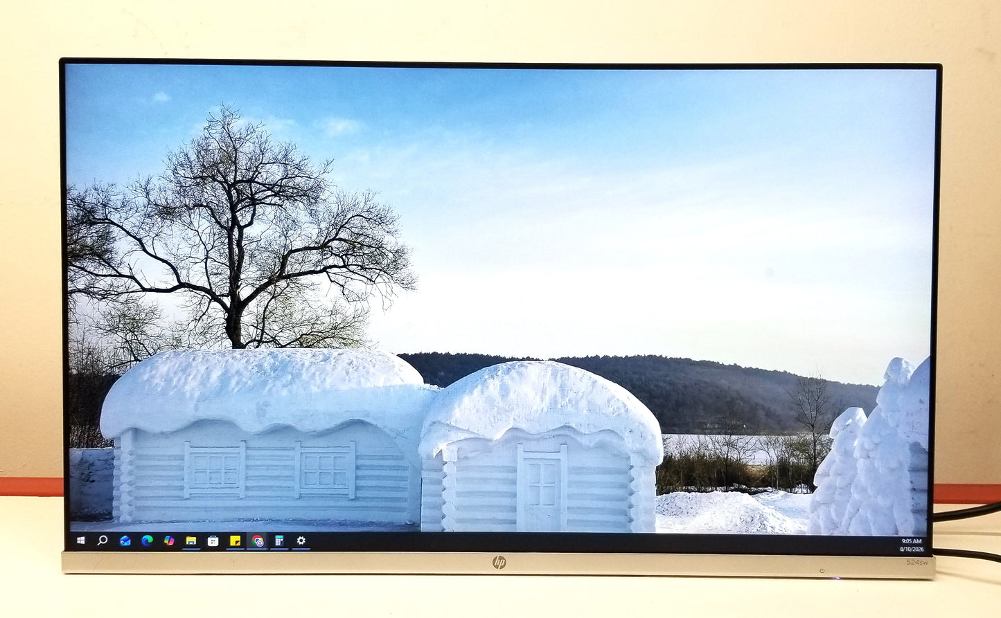 HP Series 5 23.8 inch FHD White Monitor - 524sw