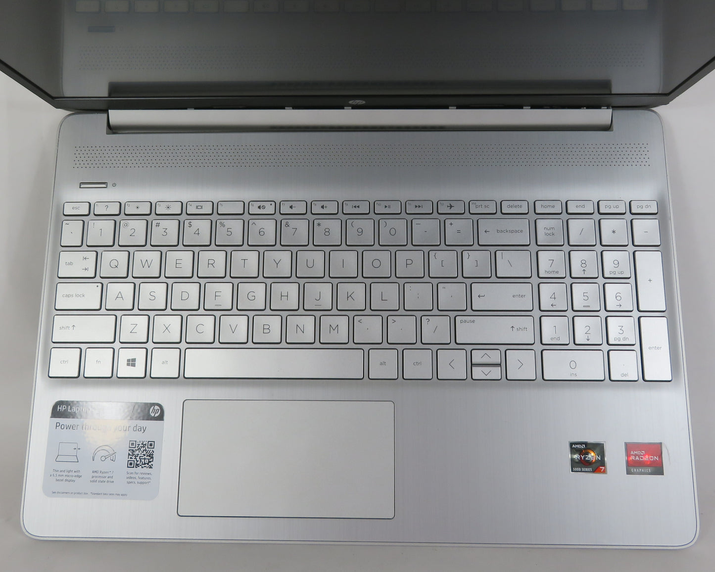 HP 15-ef1183od Laptop 15.6in AMD Ryzen 7 5700 1.8GHz 16GB RAM 256GB SSD W11 Home