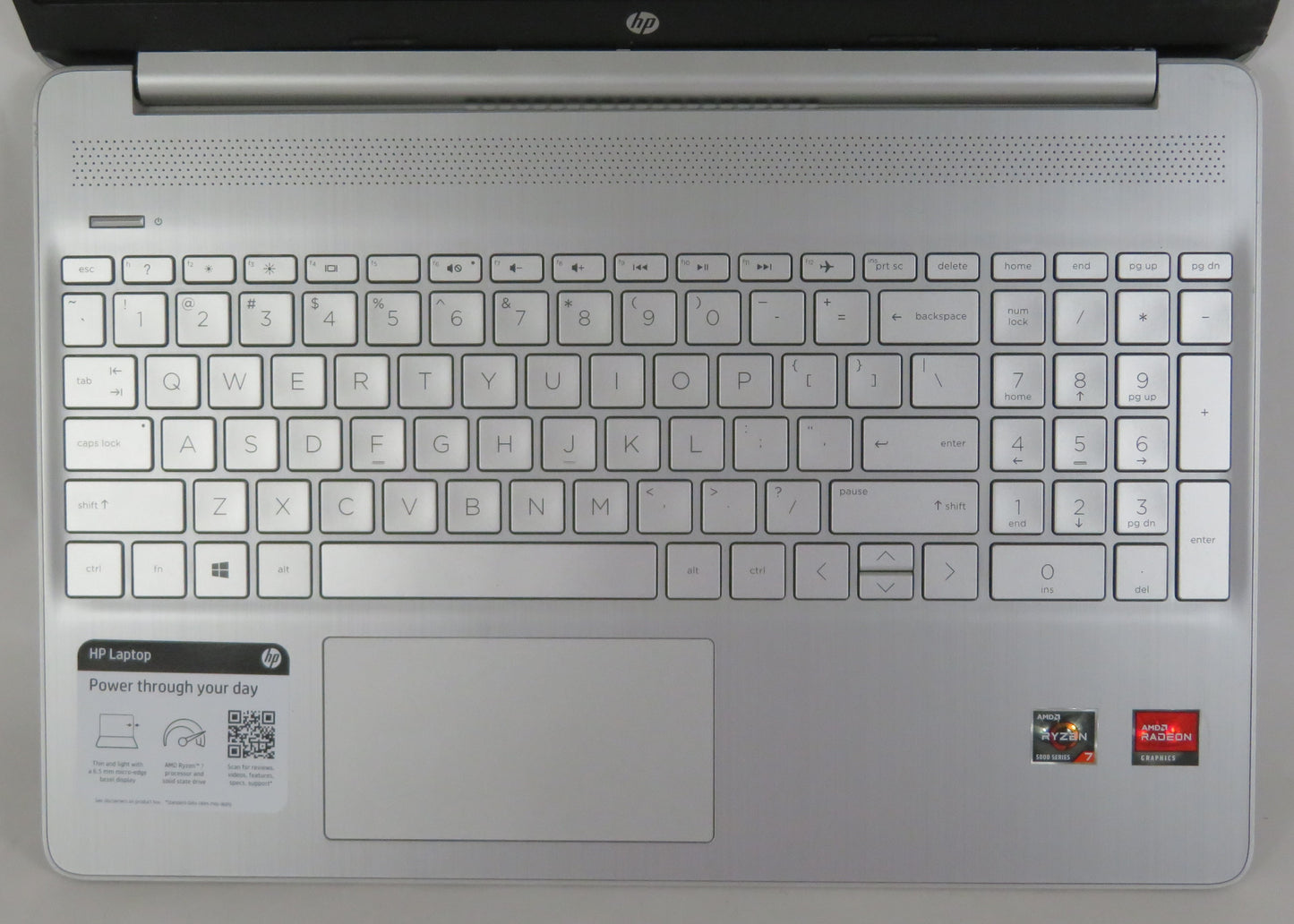 HP 15-ef1183od Laptop 15.6in AMD Ryzen 7 5700 1.8GHz 16GB RAM 256GB SSD W11 Home