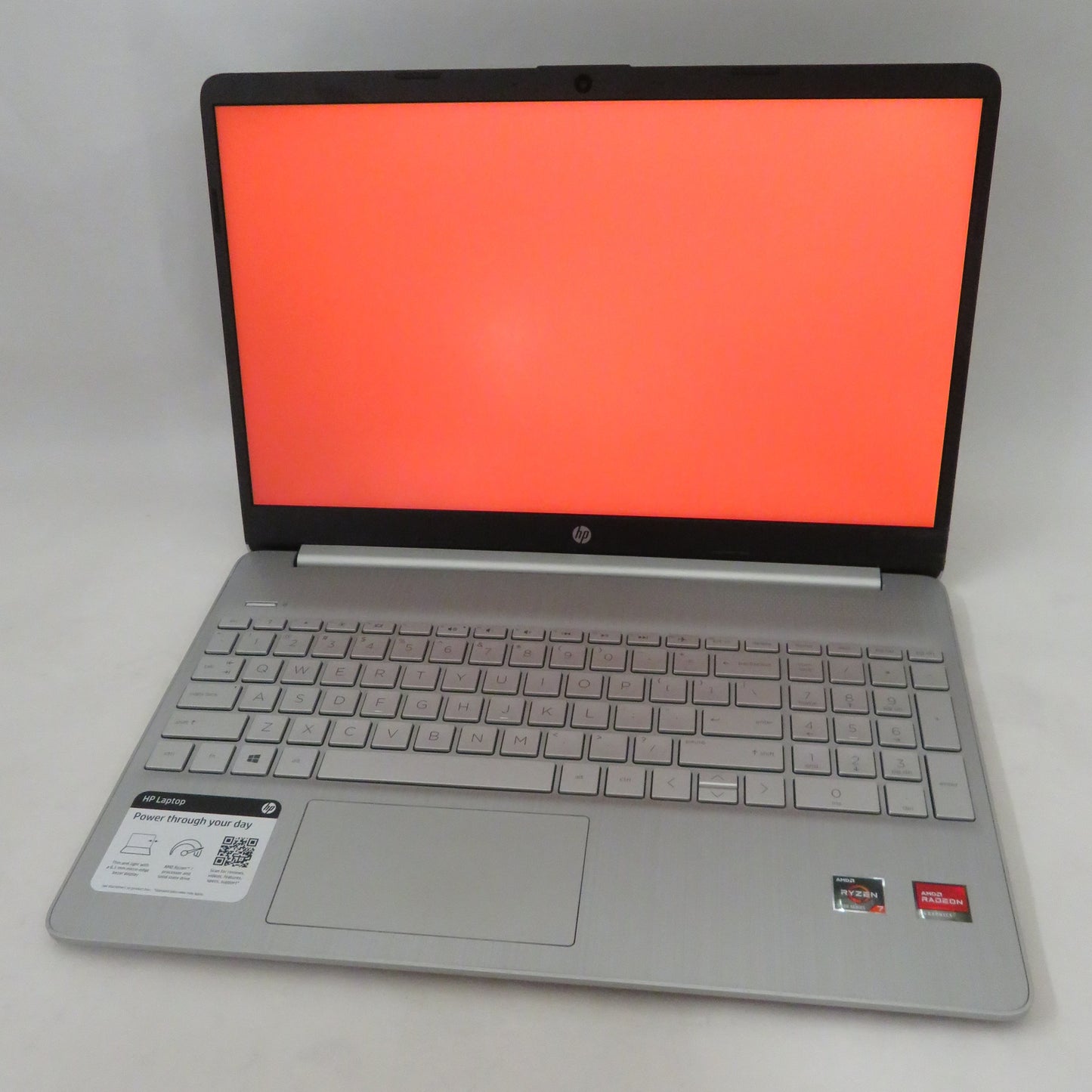 HP 15-ef1183od Laptop 15.6in AMD Ryzen 7 5700 1.8GHz 16GB RAM 256GB SSD W11 Home
