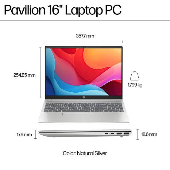 HP 16-AG0071OD R7-8840U, 16GB, 512GB