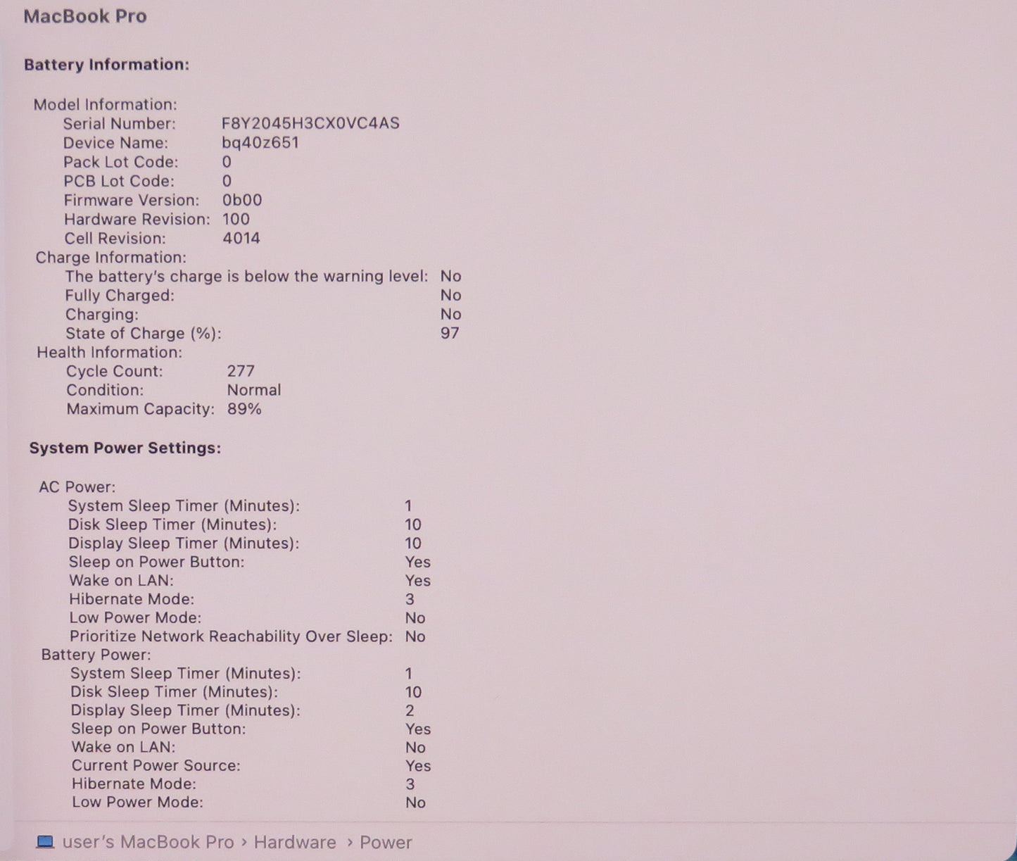 Apple Macbook Pro 2021 16in Retina XDR M1 Pro 16GB RAM 512GB macOS A2485