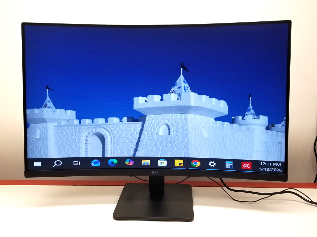 LG 32MR50C-B 32 In Class Full HD Curved Screen LCD Monitor