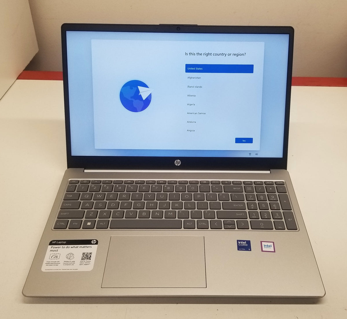 HP 15-FD1065OD 15.6in Laptop, Intel Core Ultra 5 125H, 8GB, 512 GB SSD