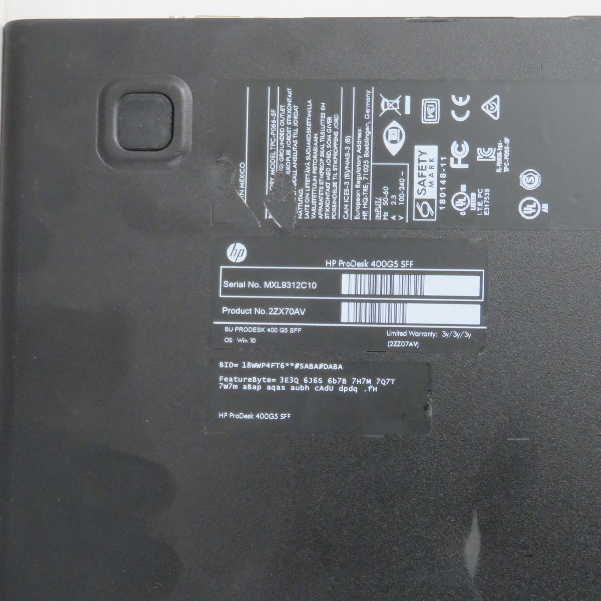 HP ProDesk 400 G5 SFF Computer i5-8500 3.0GHz 8GB RAM 256GB Windows 11