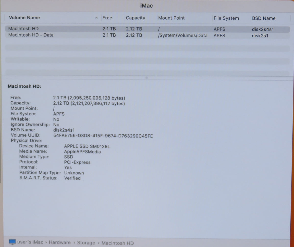 Apple iMac 27in 5K 2017 i7-7700K 4.2 GHz 64GB RAM 2TB macOS Radeon Pro 580 A1419