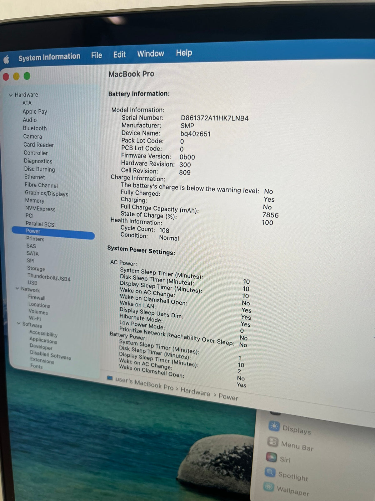 Apple MacBook Pro 16in  i7 9750H 2.6 GHz 16 GB 512GB macOS A2141