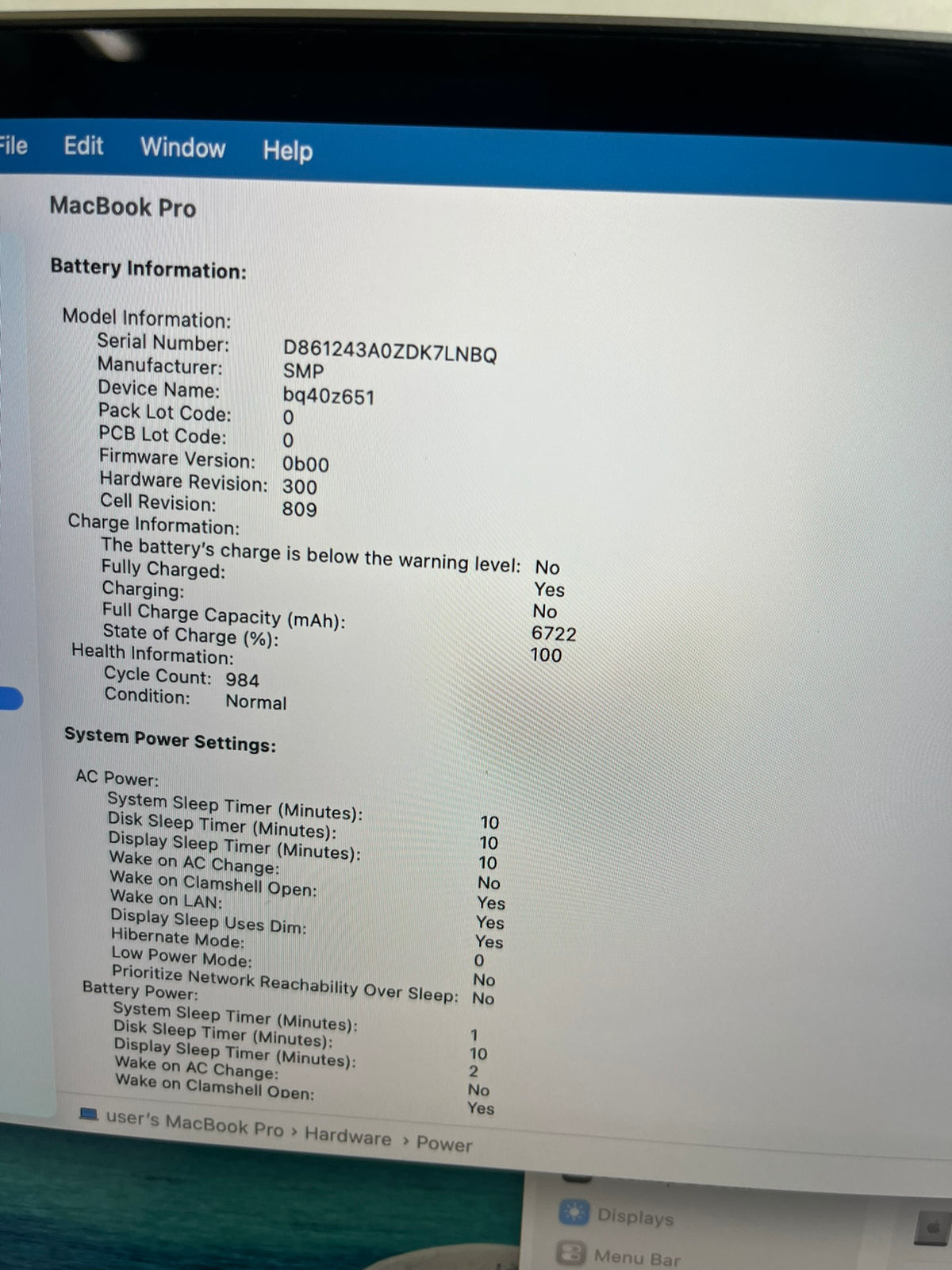 Apple MacBook Pro 2019 16in A2141 i9 9980HK 2.4GHz 32GB RAM 1TB macos