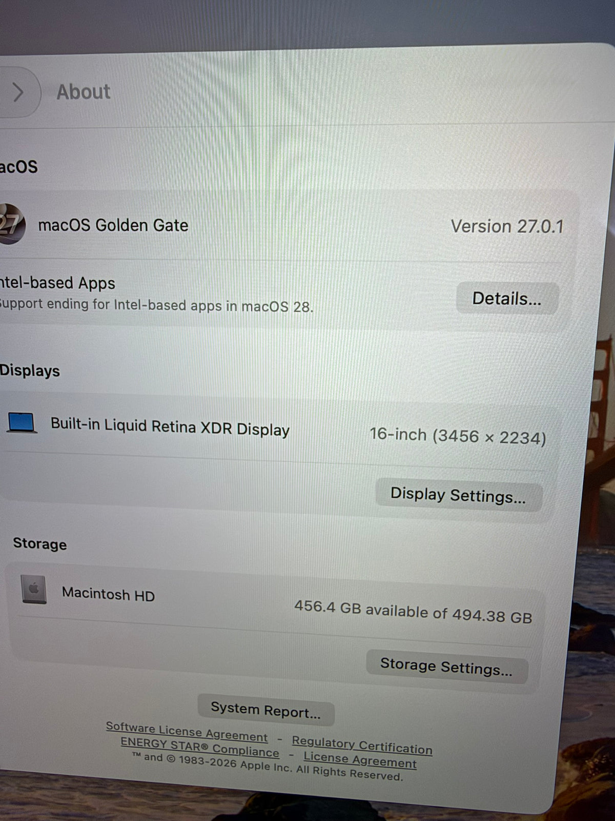 Apple Macbook Pro 2023 16in Retina M2 Pro 16GB RAM 512GB A2780