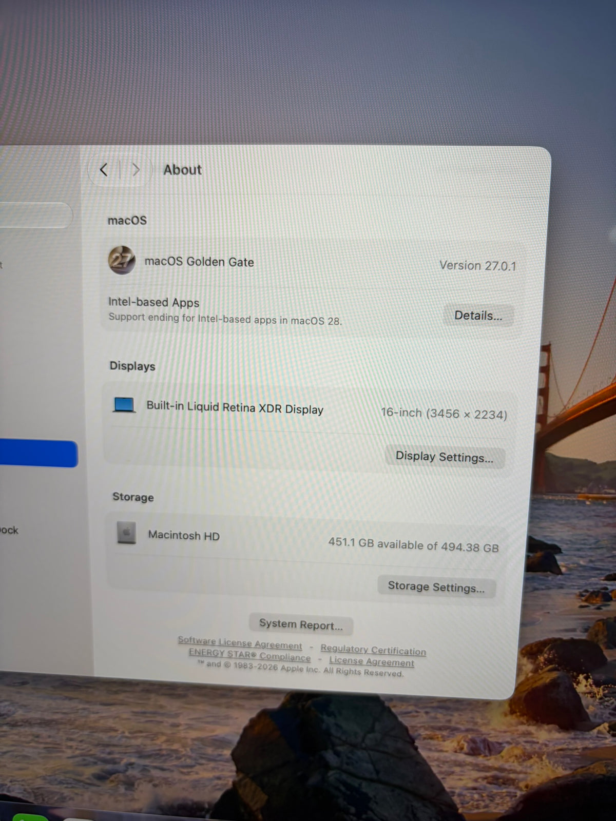 Apple Macbook Pro 2023 16in Retina M2 Pro 16GB RAM 512GB A2780