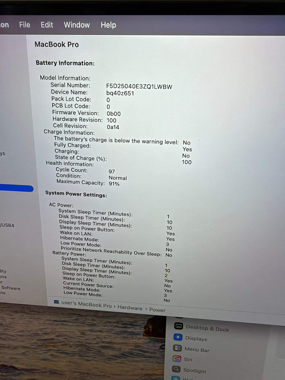 Apple Macbook Pro 2023 16in Retina M2 Pro 16GB RAM 512GB Tahoe A2780