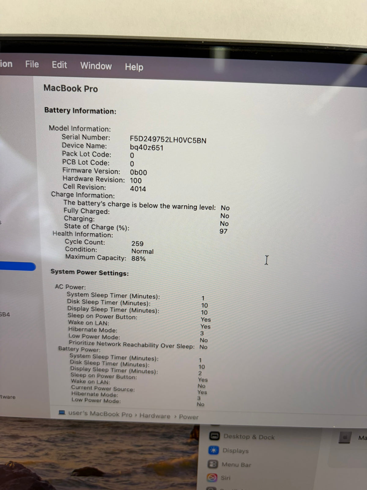 Apple Macbook Pro 2023 16in Retina M2 Pro 16GB RAM 512GB Tahoe A2780