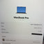 Apple Macbook Pro 2023 16in Retina M2 Pro 16GB RAM 512GB A2780