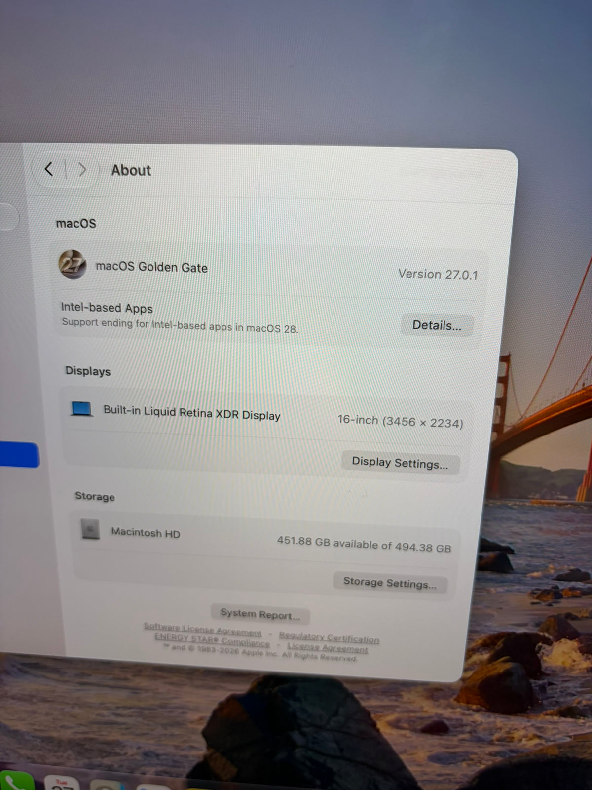 Apple Macbook Pro 2023 16in Retina M2 Pro 16GB RAM 512GB A2780