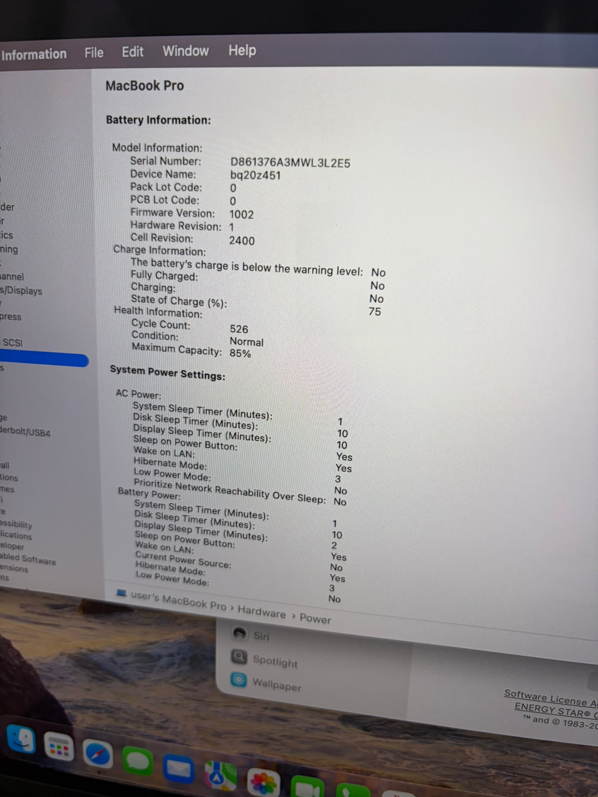 Apple Macbook Pro 2020 13in Retina M1 16GB RAM 512GB macOS A2338