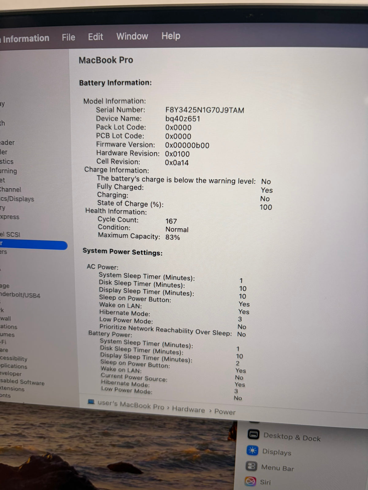 Apple Macbook Pro 2021 16in Retina XDR M1 Pro 16GB RAM 512GB macOS A2485